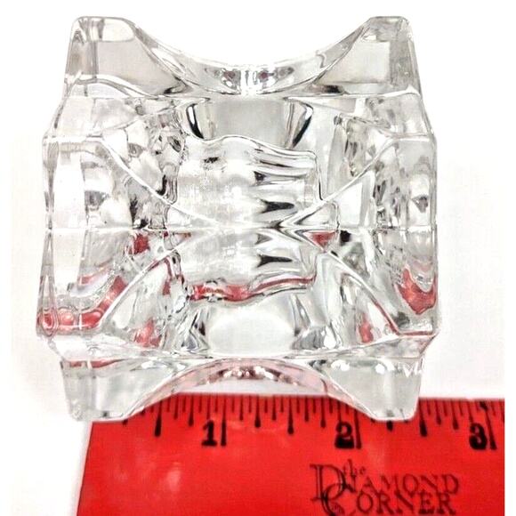 MIKASA Sparkling Star Candle Stick Votive Holder Replacement Heavy Lead Crystal - Picture 3 of 6